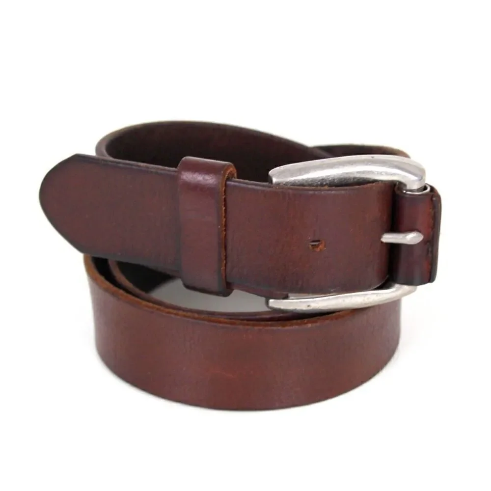 SADDLE BROWN GENUINE LEATHER 1 1/4